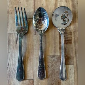 Waterford Keswick 3 Piece Hostess Set, Silver Plated.